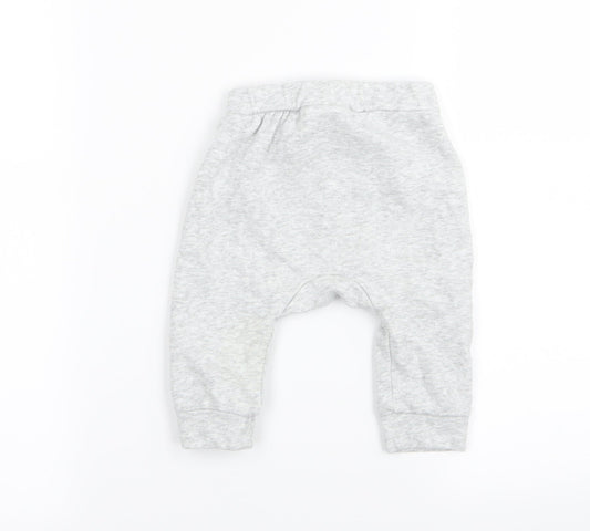H&M Boys Grey Jogger Trousers Size 3-6 Months