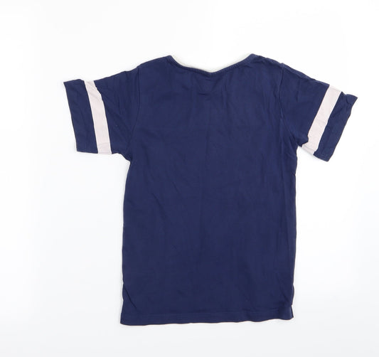 Rebel Boys Blue Basic T-Shirt Size 7-8 Years