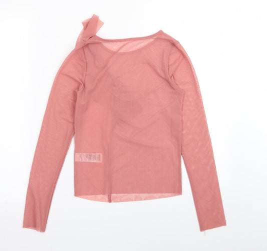 New Look Womens Pink Basic T-Shirt Size 8