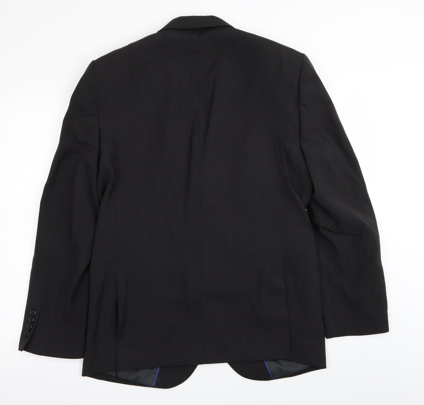 Fellini Traveller Mens Black   Jacket Blazer Size 40