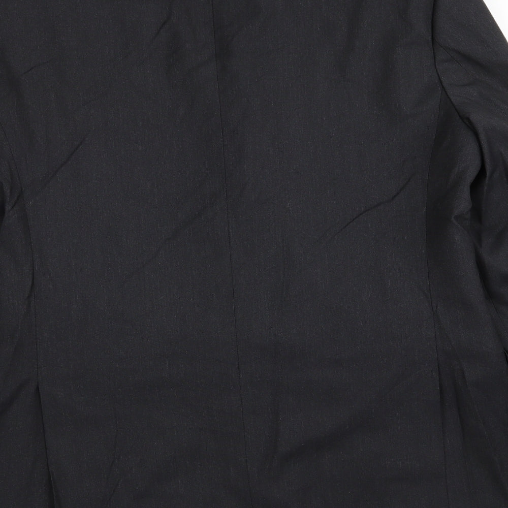M&S Mens Black Jacket Blazer Size 42
