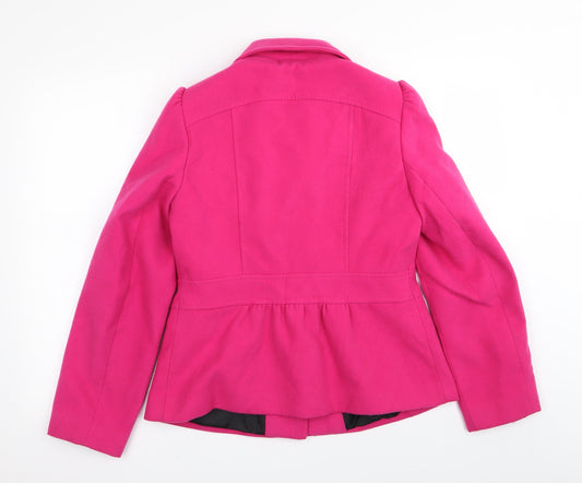 M&S Womens Pink Jacket Blazer Size 12