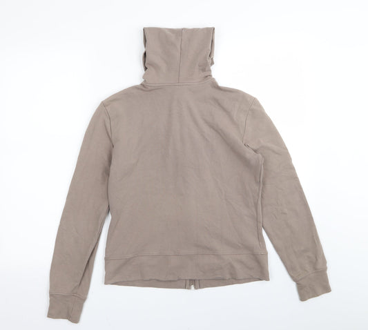 Target Womens Brown Full Zip Jumper Size 10