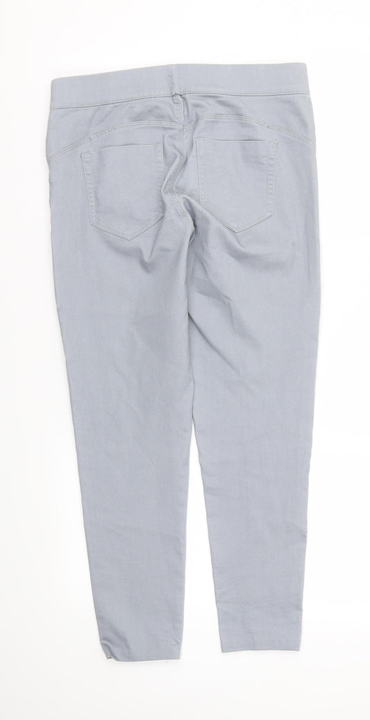 DENIM &CO Womens Grey Sweatpants Trousers Size 12 L25 in