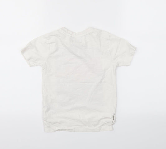 Next Boys White Basic T-Shirt Size 3 Years