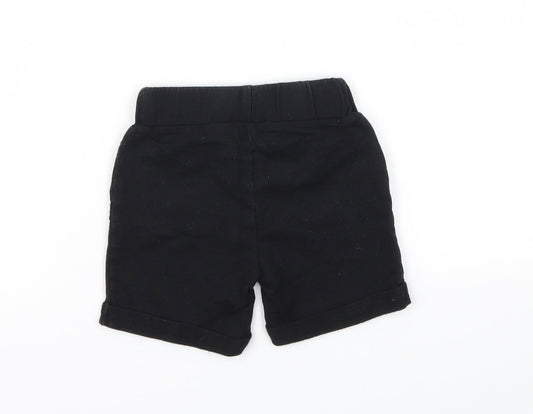 Primark Boys Black Animal Print Capri Trousers Size 3-6 Months