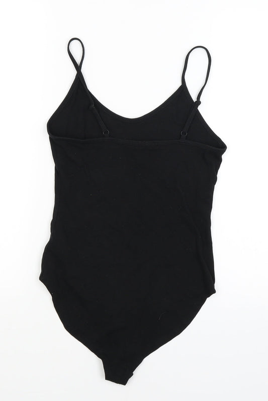 FOREVER 21 Womens Black Bodysuit One-Piece Size S