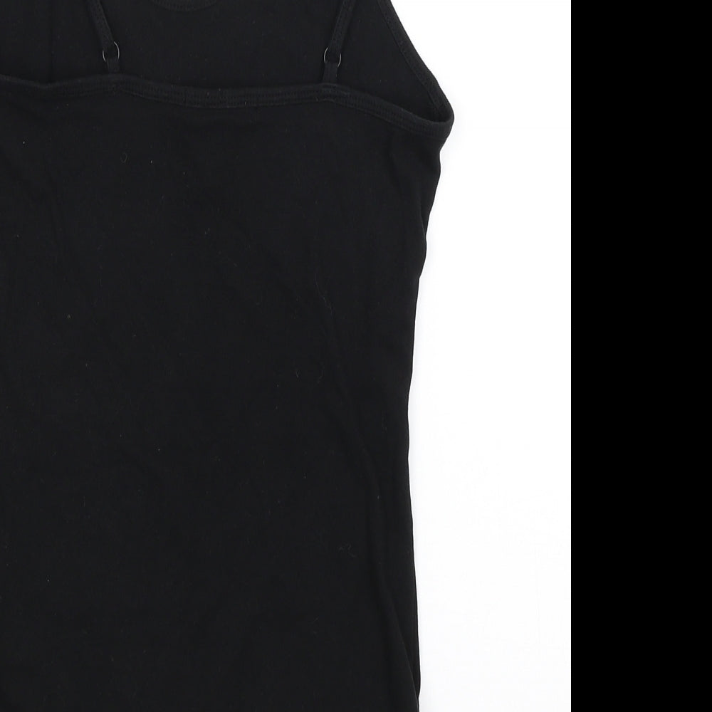 FOREVER 21 Womens Black Bodysuit One-Piece Size S