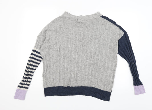 M&S Womens Grey Pullover Jumper Size M