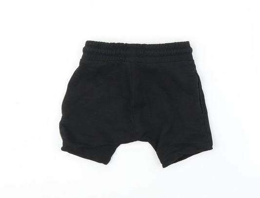 NEXT Boys Black Sweatpants Trousers Size 9-12 Months