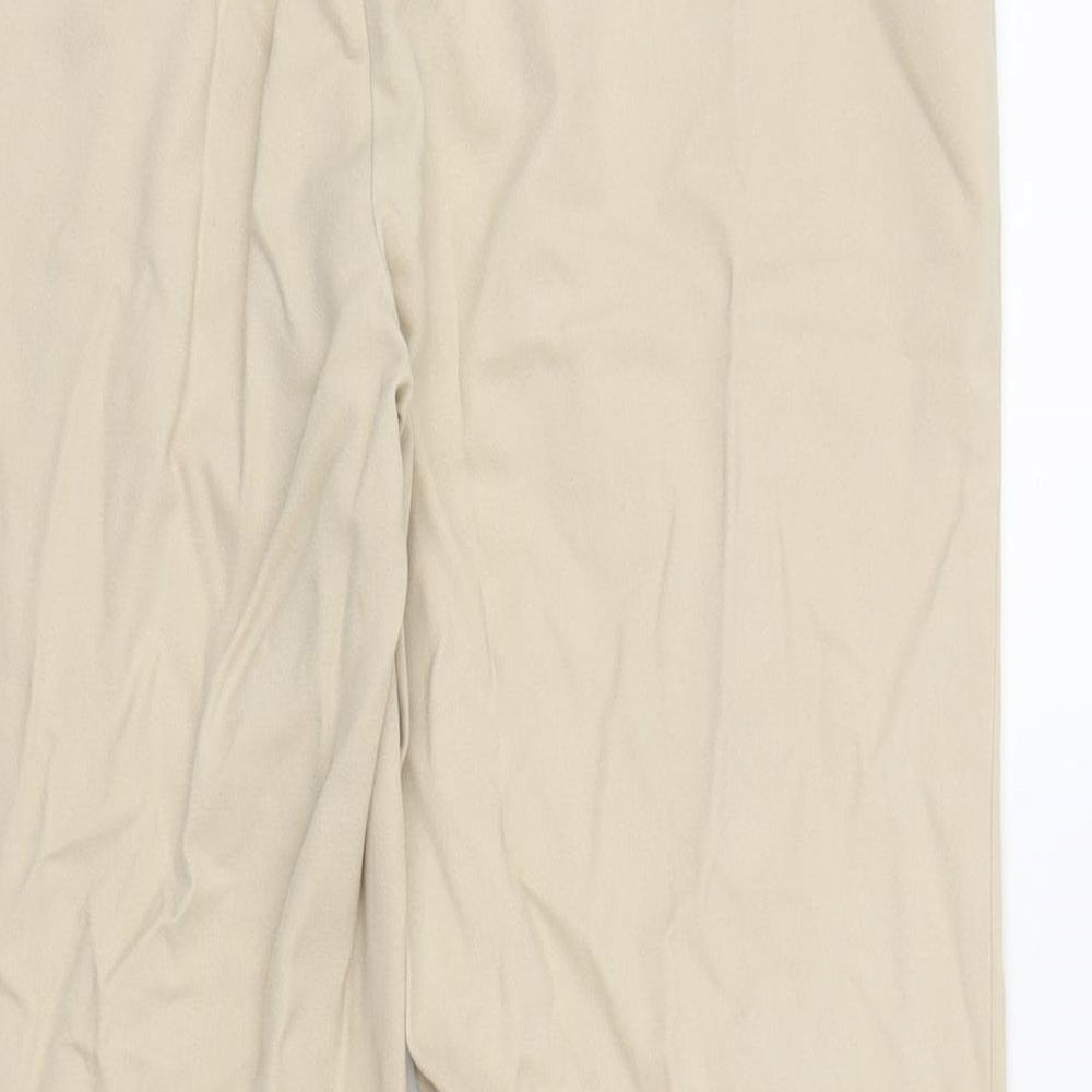 M&S Womens Beige Trousers Size 10 L24 in