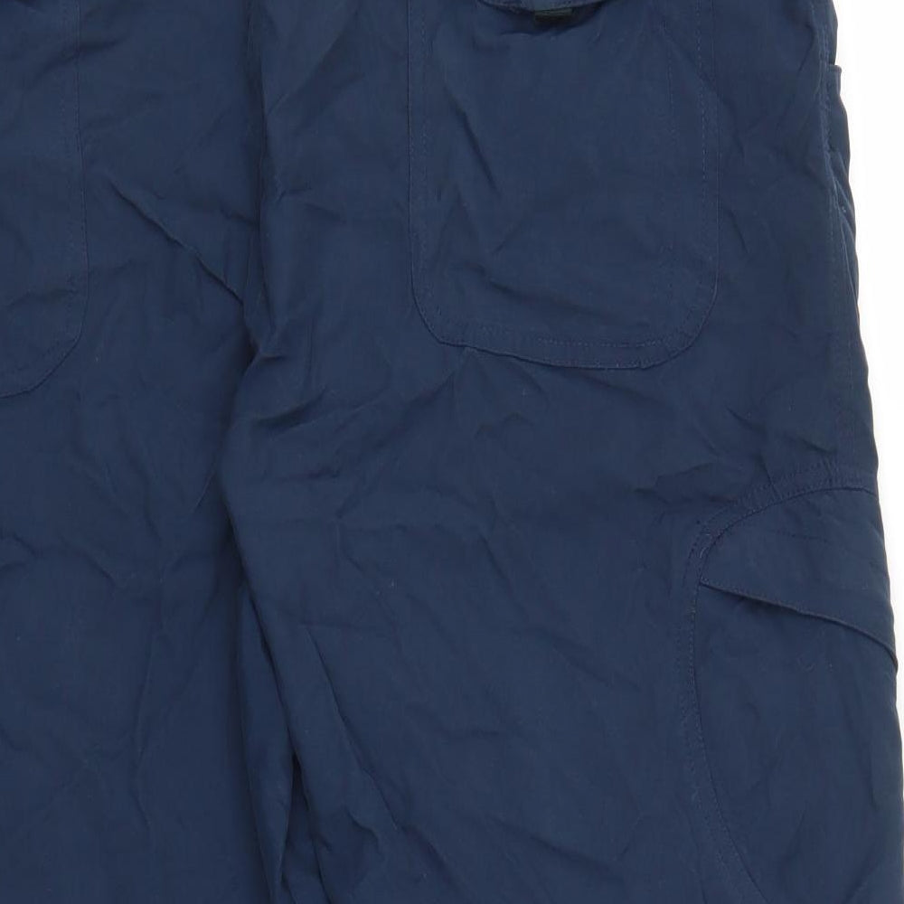 Charlotte James Womens Blue Capri Trousers Size 3XL L21 in