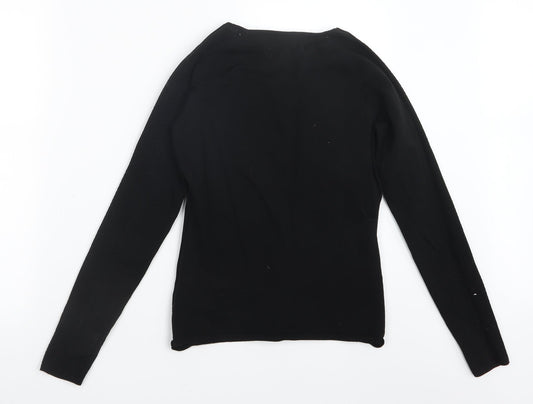 H&M Womens Black Pullover Jumper Size S
