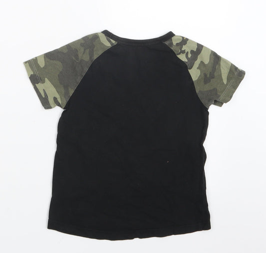 NEXT Boys Black Basic T-Shirt Size 3 Years