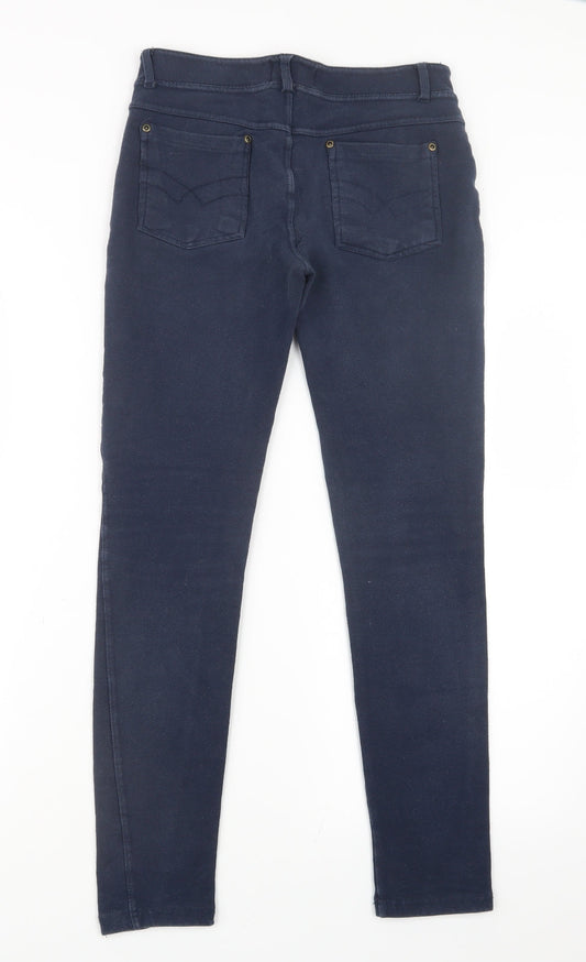 Golddigga Womens Blue Trousers Size 8 L26.5 in