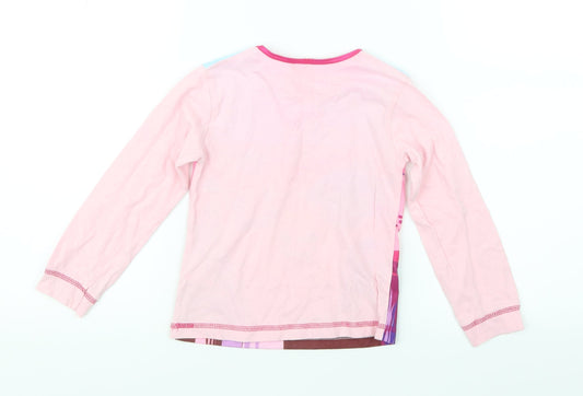 Pinkfong Girls Pink Geometric Basic T-Shirt Size 2-3 Years