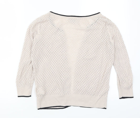 H&M Womens Pink Cardigan Jumper Size S