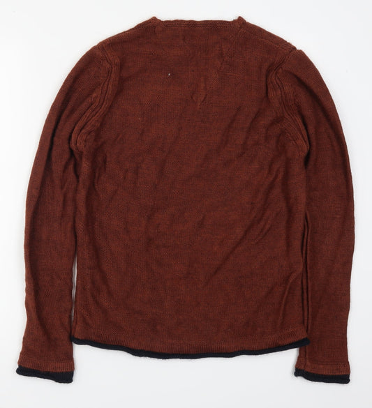 Zen and Zen Womens Brown Pullover Jumper Size M