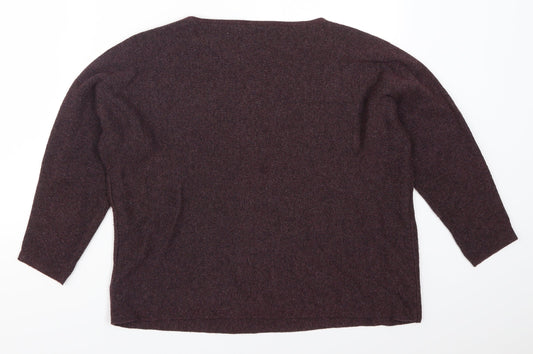 H&M Womens Purple Pullover Jumper Size M