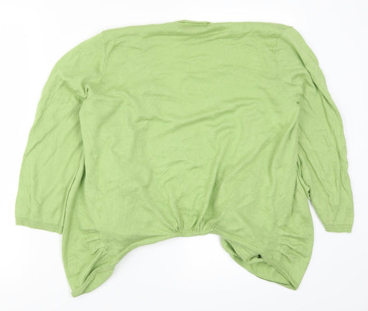 NEXT Womens Green Cardigan Jumper Size 14