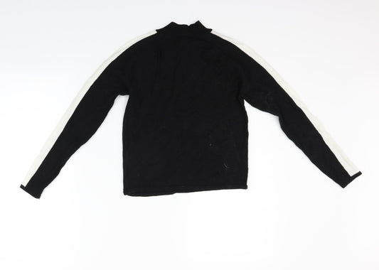 Divided Womens Black Pullover Jumper Size S