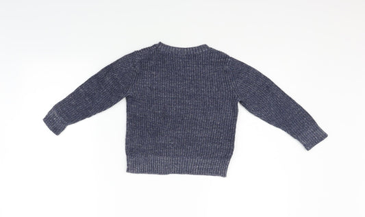 Gap Boys Blue Pullover Jumper Size 4 Years
