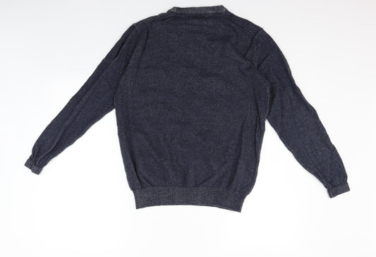 George Mens Grey Pullover Jumper Size M