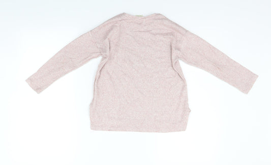 Zara Girls Orange Pullover Jumper Size 8 Years
