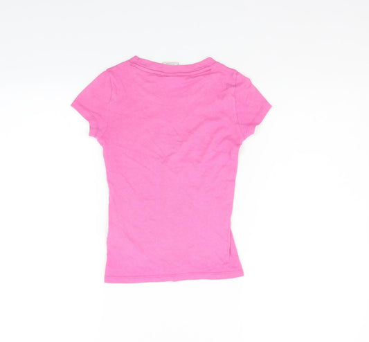 abercombie kids Womens Orange Basic T-Shirt Size S