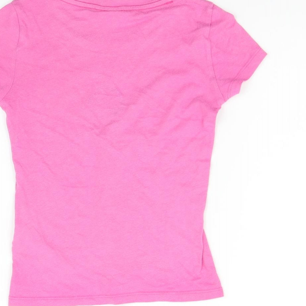 abercombie kids Womens Orange Basic T-Shirt Size S
