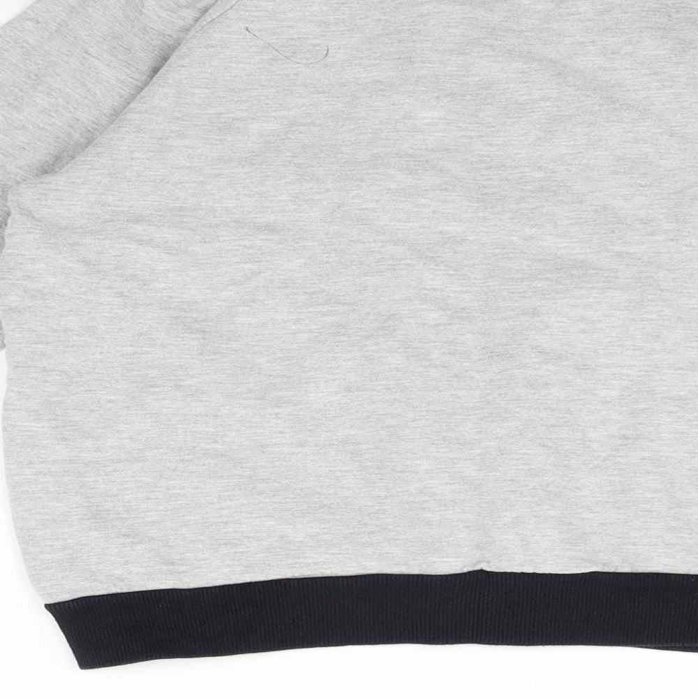 Topshop Womens Grey Houndstooth Pullover Jumper Size 8