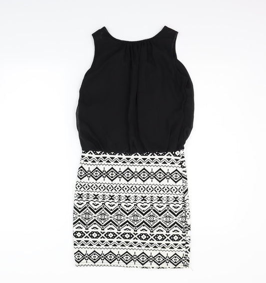 Select Womens Black Fit & Flare Size 10