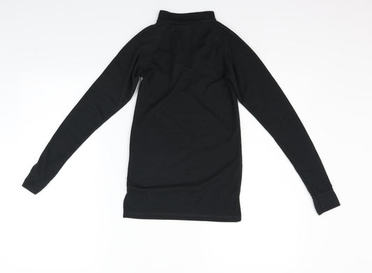 tresspass Girls Black Pullover Jumper Size 9-10 Years