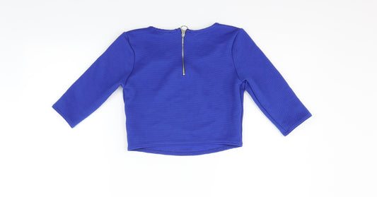 New Look Womens Blue Pullover Jumper Size 10