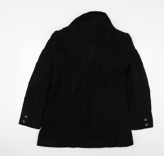 Marks and Spencer Womens Black Jacket Coat Size 12