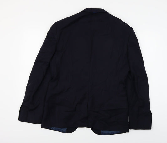 Marks and Spencer Mens Blue Jacket Blazer Size 38