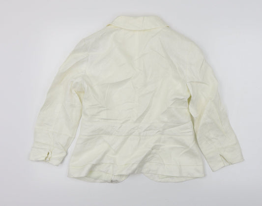 Per Una Womens White Jacket Blazer Size 10