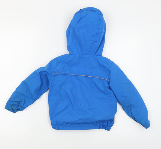 Blue Zoo Girls Blue Jacket Coat Size 5 Years