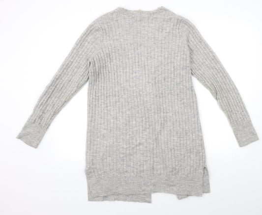 Max Studio Womens Grey Knit Cardigan Jumper Size M