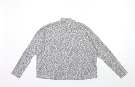 H&M Womens Grey Knit Pullover Jumper Size S
