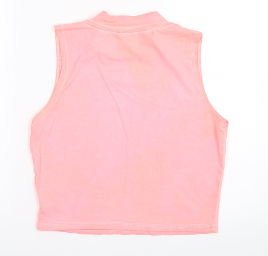 Silvian Heach Womens Pink Basic Tank Size M