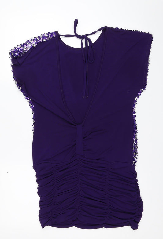Boo-Teek Womens Purple Mini Size S