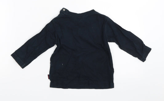 H&M Boys Black Basic T-Shirt Size 6-9 Months