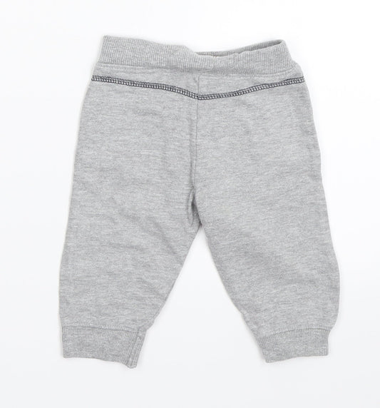 Peacocks Boys Grey Jogger Trousers Size 6-9 Months