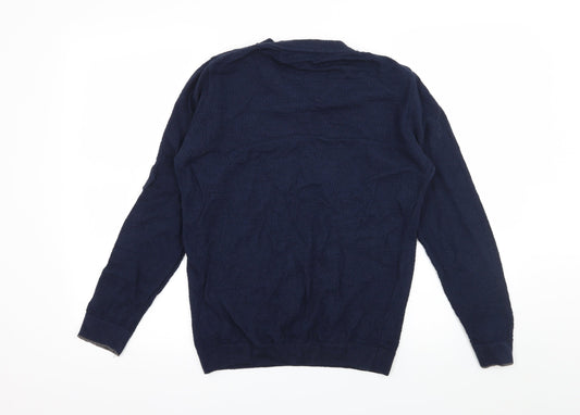 River Island Womens Blue Knit Pullover Jumper Size S
