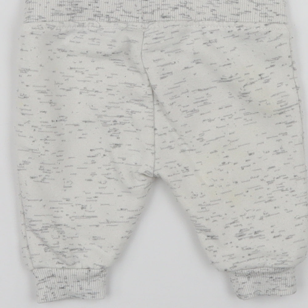 Primark Baby White Jogger Trousers Size 0-3 Months