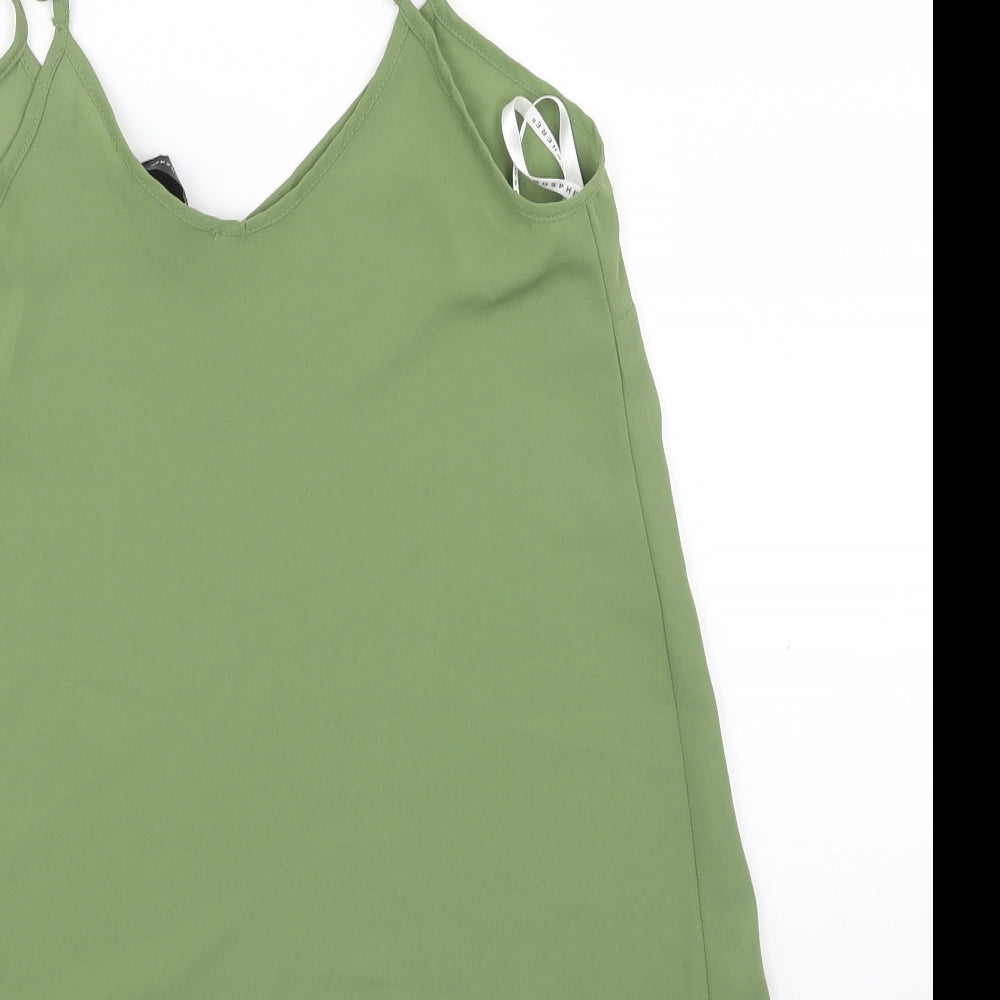 Primark Womens Green Camisole Tank Size 4