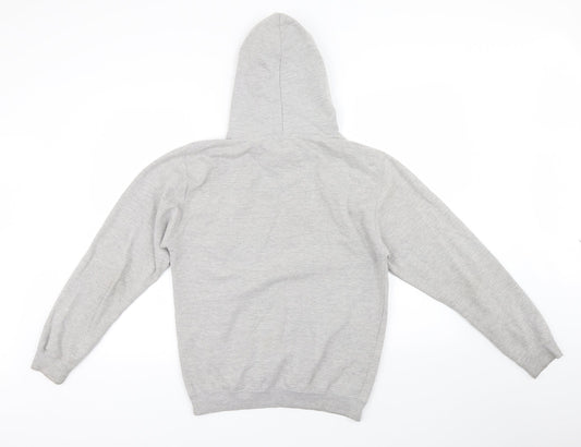 just hoods Womens Grey Pullover Hoodie Size S