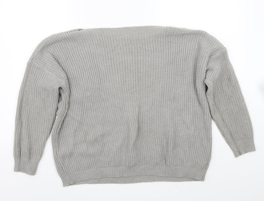 Preworn Womens Grey Pullover Jumper Size S