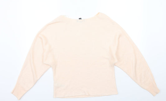 Newlook Womens Pink Pullover Jumper Size S